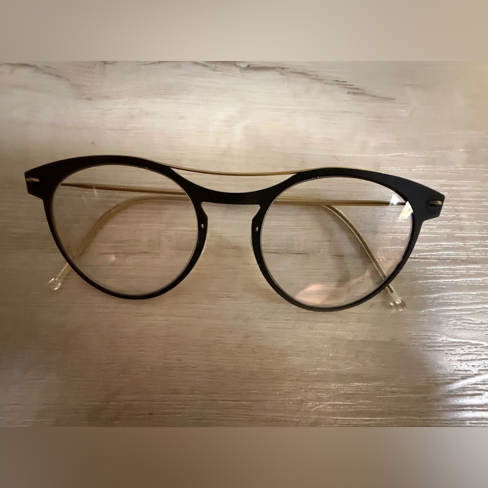 Lindberg - Unisex black titanium Rx frames - very gently worn + original case